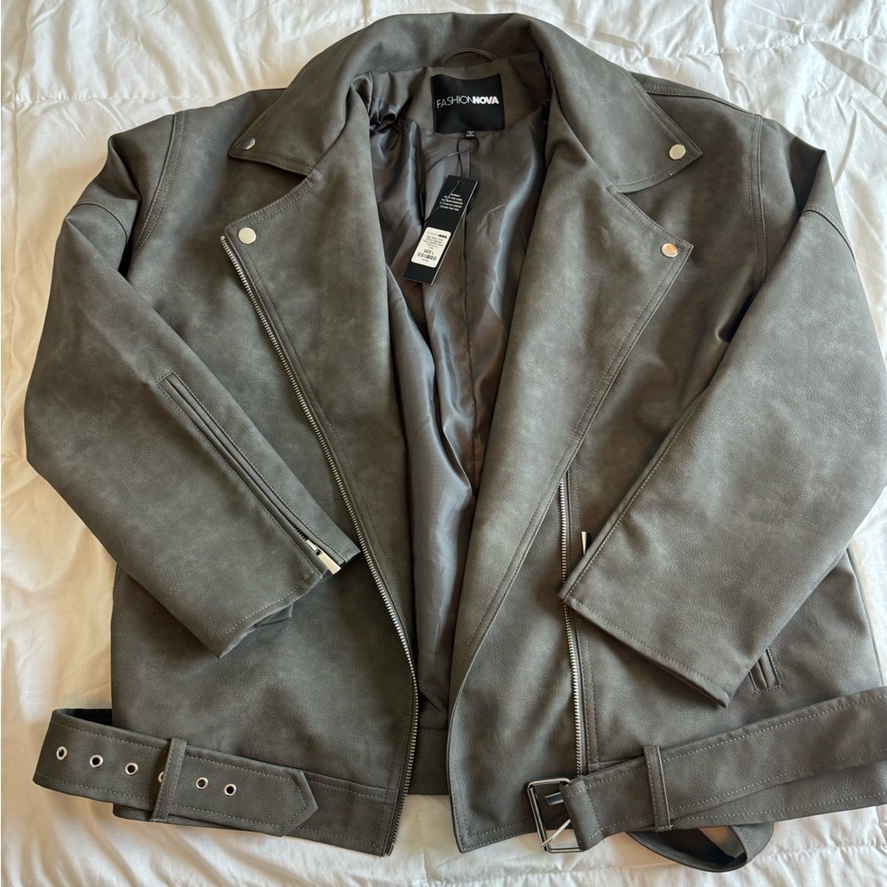 Women’s Leather Biker Jacket